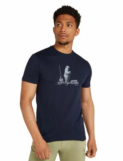 Koszulka Męska Icebreaker Merino Tech Lite III SS Tee Polar Paddle