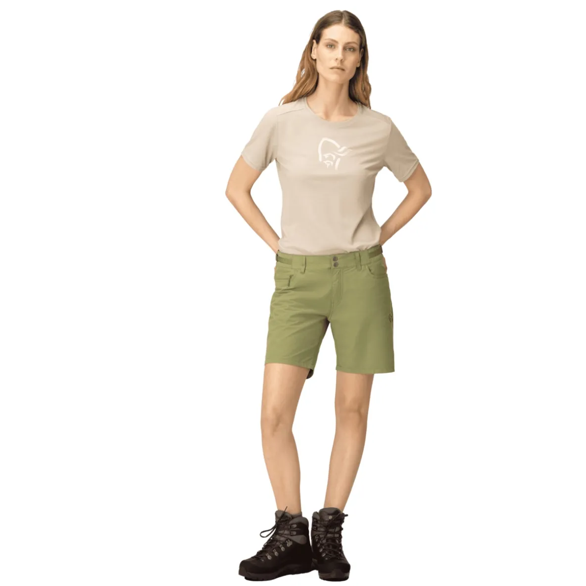 Spodenki Norrona Femund Cotton Shorts Women
